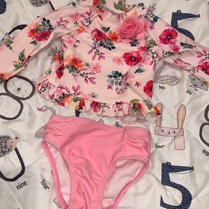Flower 2 piece suit